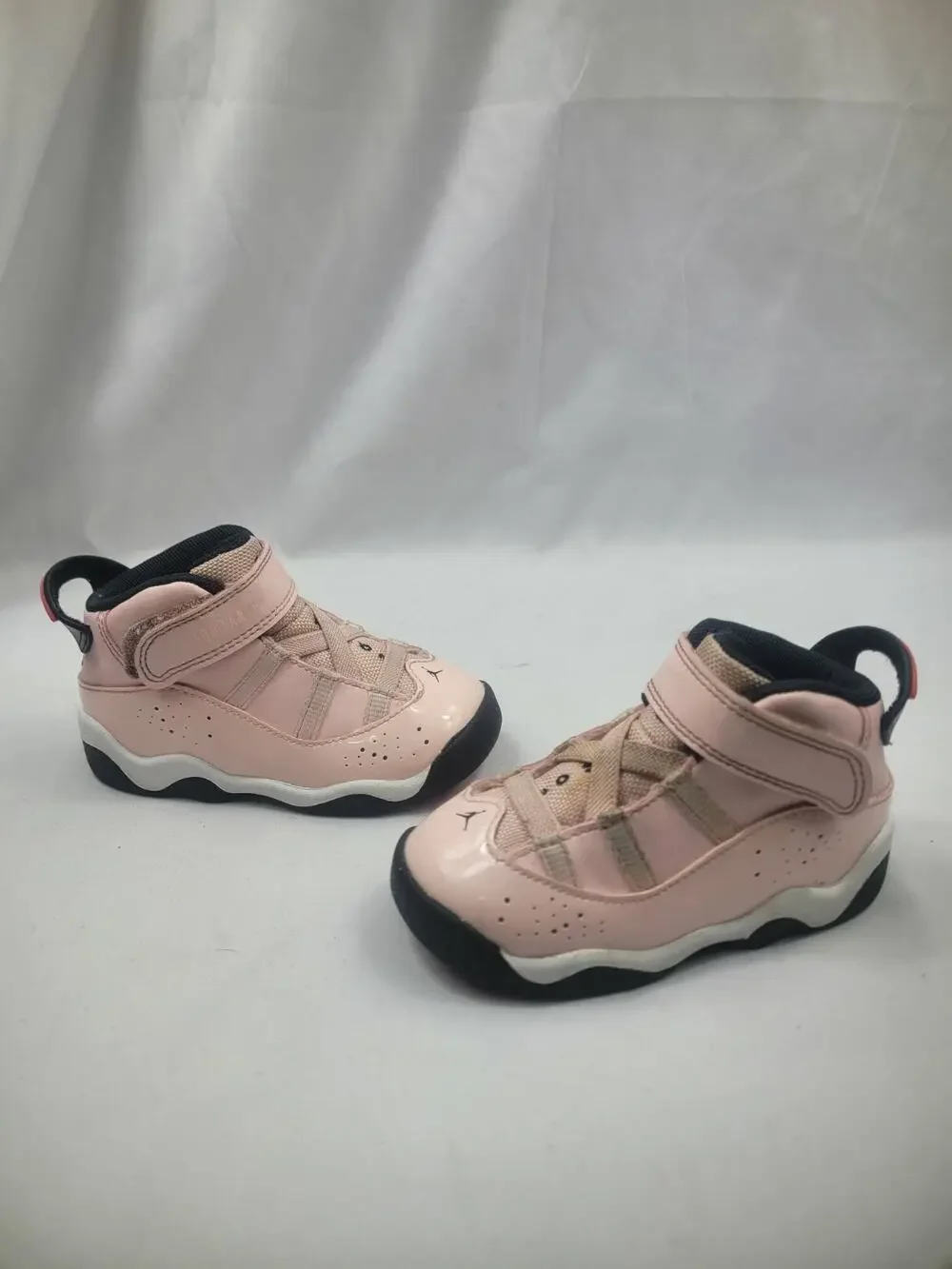 Jordan 6 Rings Nike Shoes Toddler Size 7C 323420-602 Pink White Black